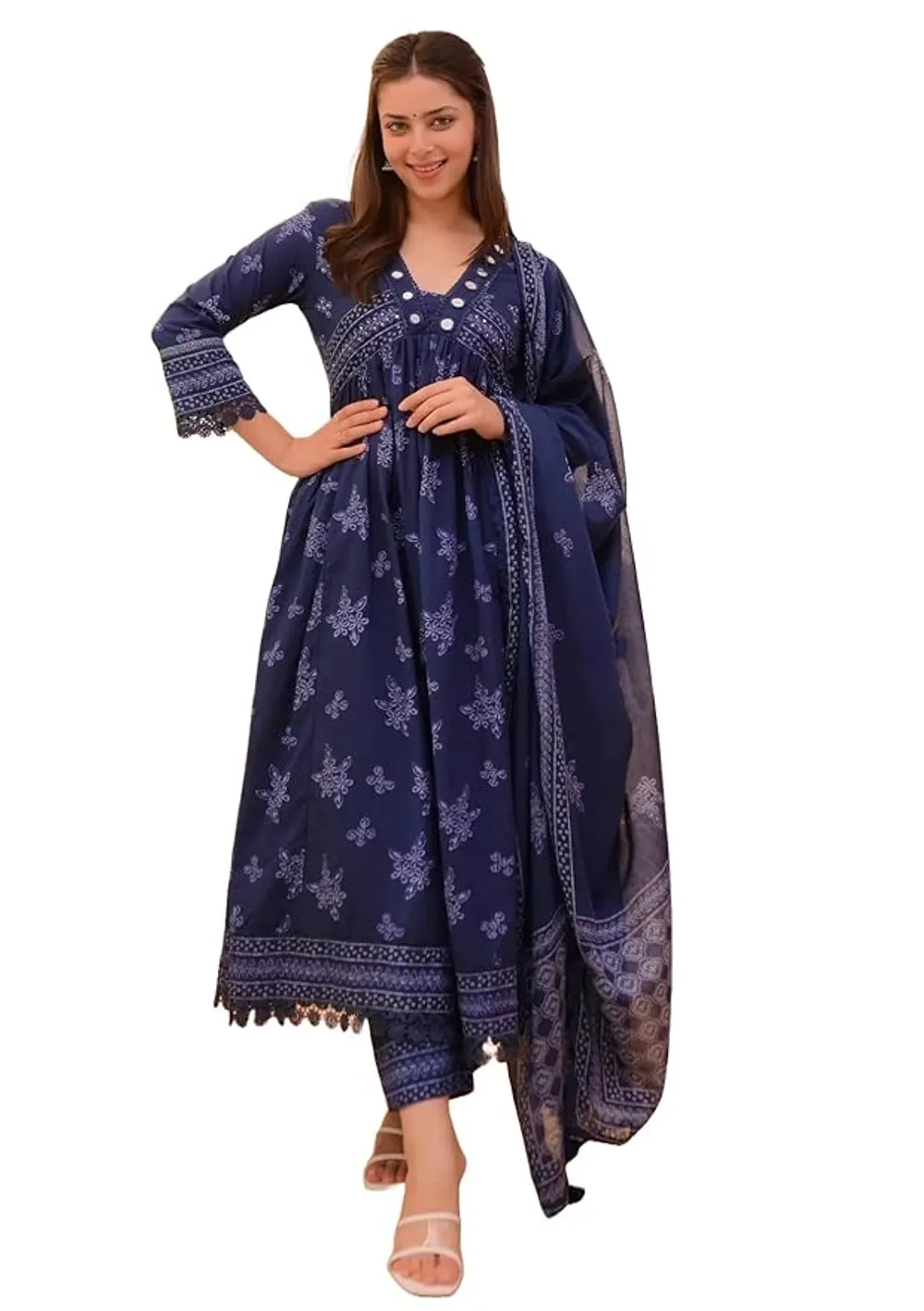 Kurta and Pant Set with Dupatta